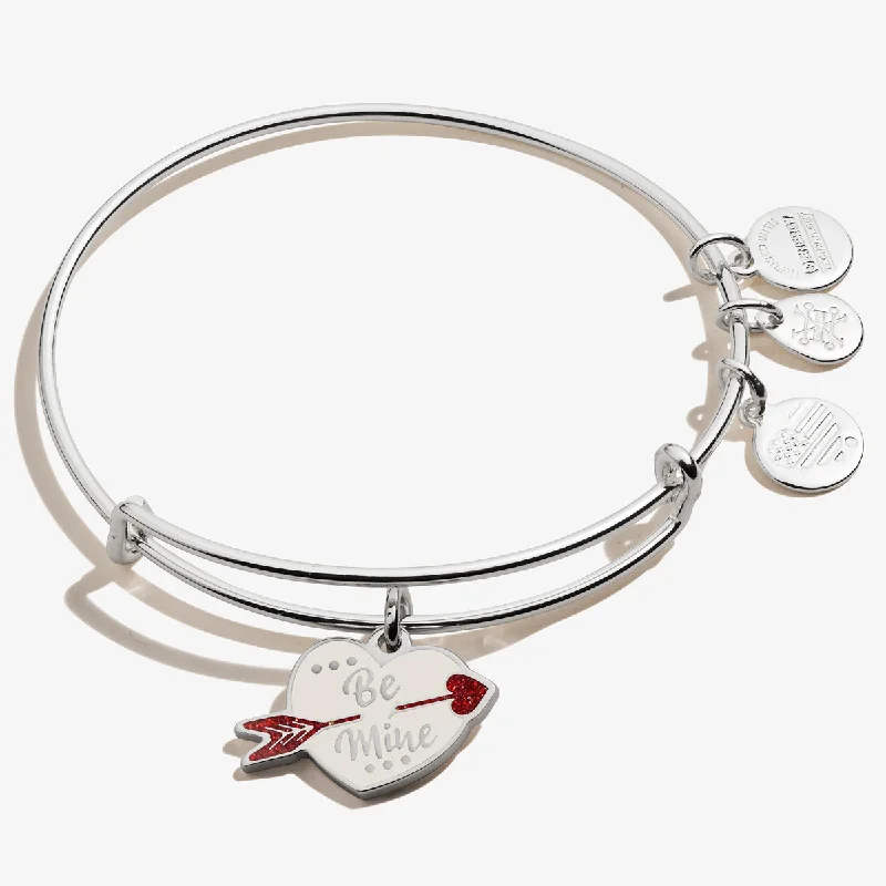 Get The Sparkle You Love At Prices You Adore 'Be Mine' Charm Bangle