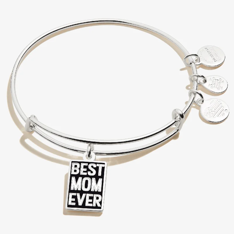 Unmissable Jewelry Discounts – Elevate Your Look For Less 'Best Mom Ever' Charm Bangle