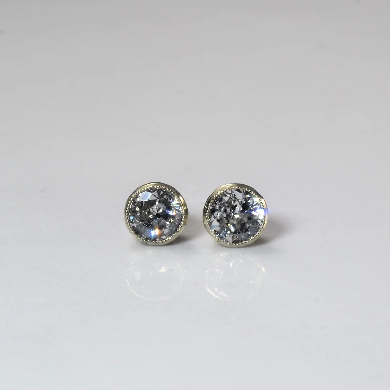 Dazzle With Discounts – Shop Jewelry On Sale Art Deco Diamond Stud Earrings | 0.86ctw |