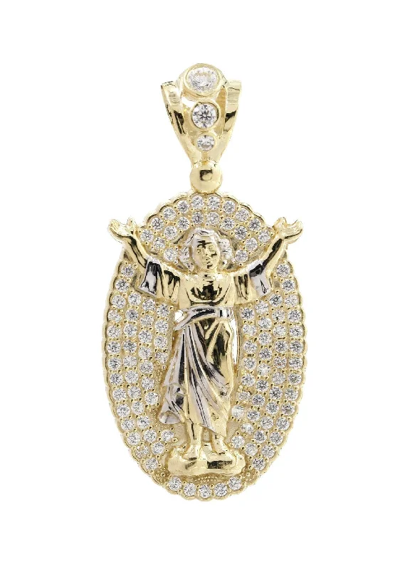 Baby Jesus 10K Gold Pendant | 9.5 Grams