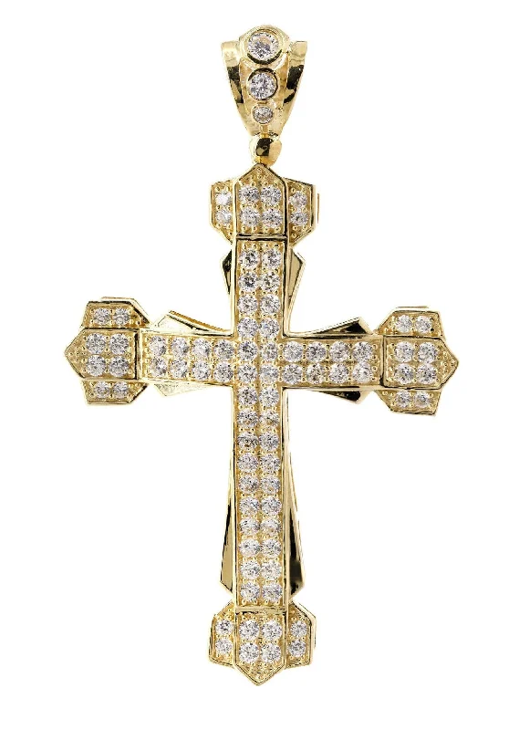 10K Gold Cross Pendant  |  16.7 Grams