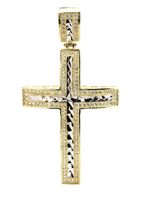 10K Gold Cross Pendant  |  7.7 Grams