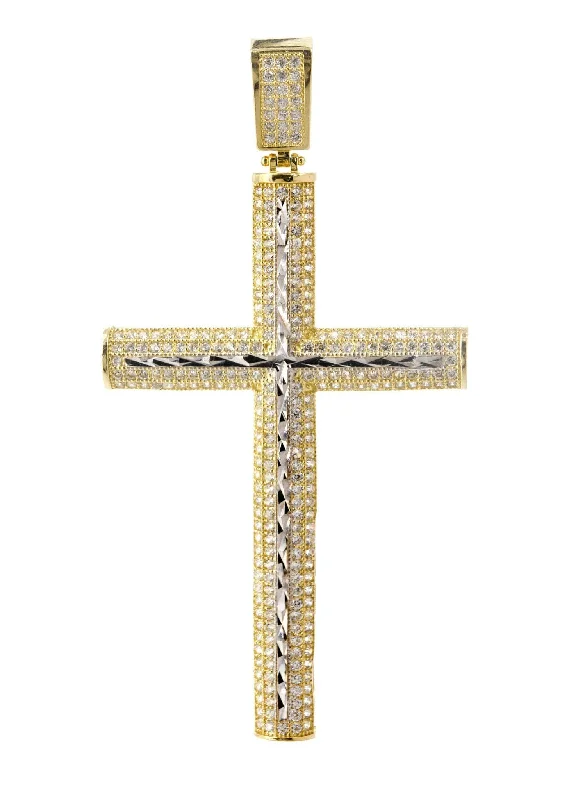 10K Gold Cross Pendant  |  7.7 Grams