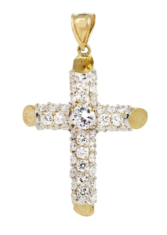 10K Gold Cross Pendant  |  9.2 Grams