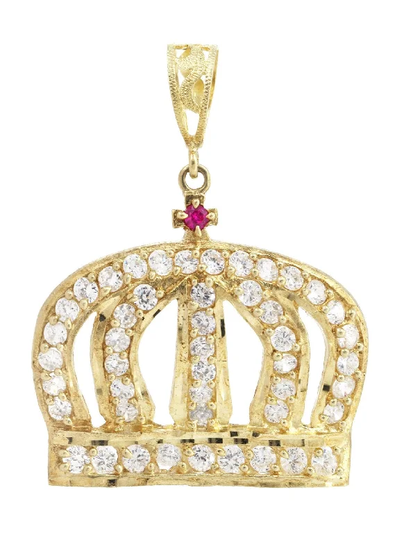 Crown  10K Gold Pendant | 16.5 Grams