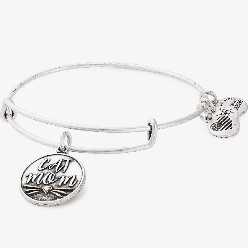 Versatile Layering Jewelry For Effortless Chic 'Cat Mom' Charm Bangle