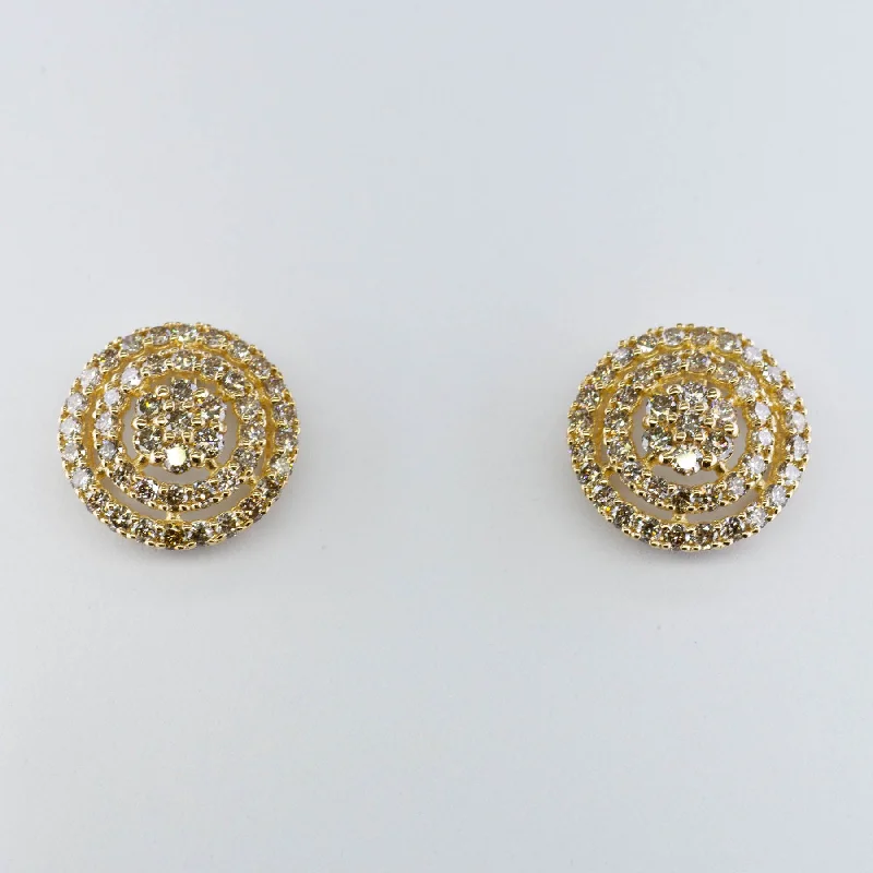 Affordable Elegance – Special Jewelry Sale Now Live Cluster Diamond Diamond Stud Earrings | 1.50ctw |