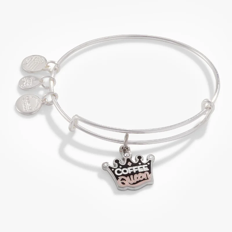 Seasonal Jewelry Sale – Upgrade Your Collection 'Coffee Queen' Charm Bangle Bracelet