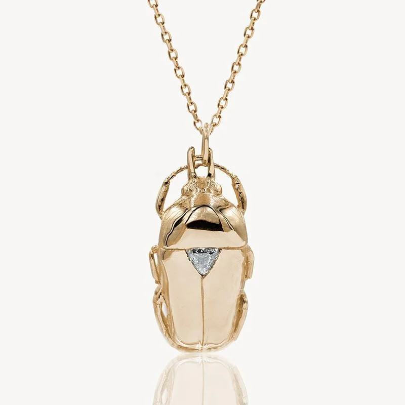 Buy More, Save More – Special Jewelry Discounts Diamond Scarab Necklace