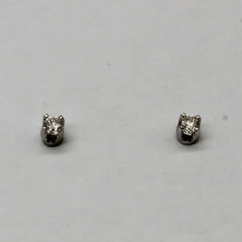 Fashion-Forward Geometric Jewelry For Contemporary Style Diamond Stud Earrings | 0.06ctw |