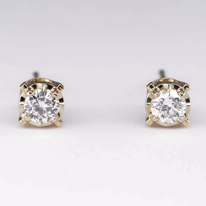 Timeless Elegance At Unbelievable Discounts Diamond Stud Earrings | 0.24ctw |