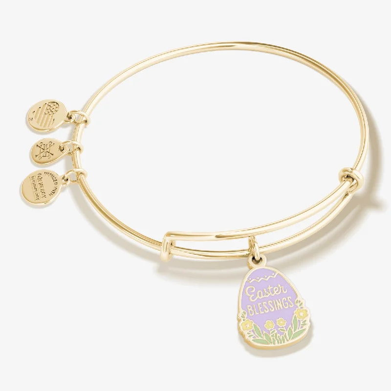 Unique Jewelry Designs Now At Discounted Rates 'Easter Blessings' Charm Bangle Bracelet