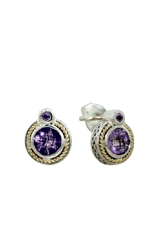 Elegant Jewelry, Exclusive Prices – Shop Now 925 Calypso Amethyst Earrings, 1.32 TCW