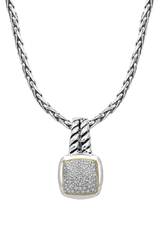 Personalized Jewelry Sale – Unique Gifts At Low Prices 925 Sterling Silver Diamond Pave Pendant, 0.20 TCW