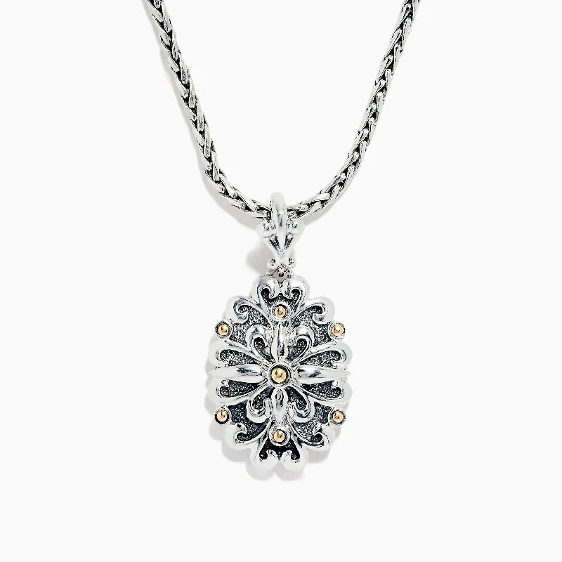 Shine Bright With Our Special Jewelry Promotions 925 Sterling Silver & 18K Gold Pendant