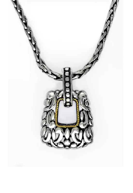 Luxury Jewelry Sale – Elegant Styles At Unbeatable Prices 925 Sterling Silver and 18K Gold Pendant