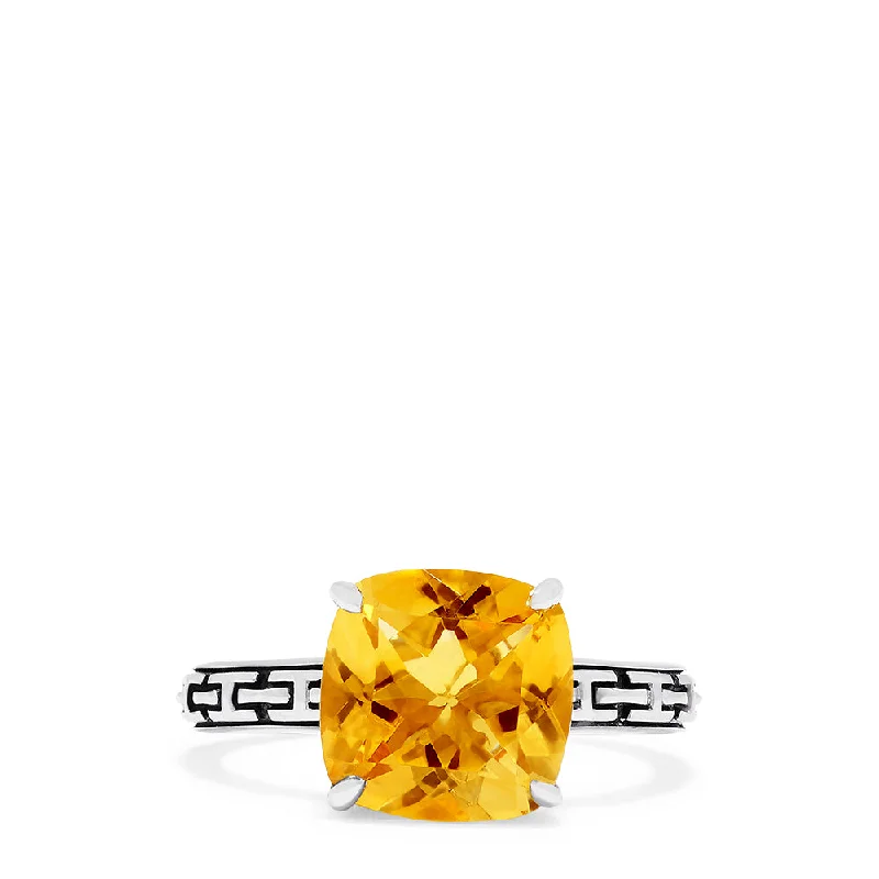 Fine Jewelry, Limited-Time Offers Available 925 Sterling Silver Citrine Ring, 4.50 TCW