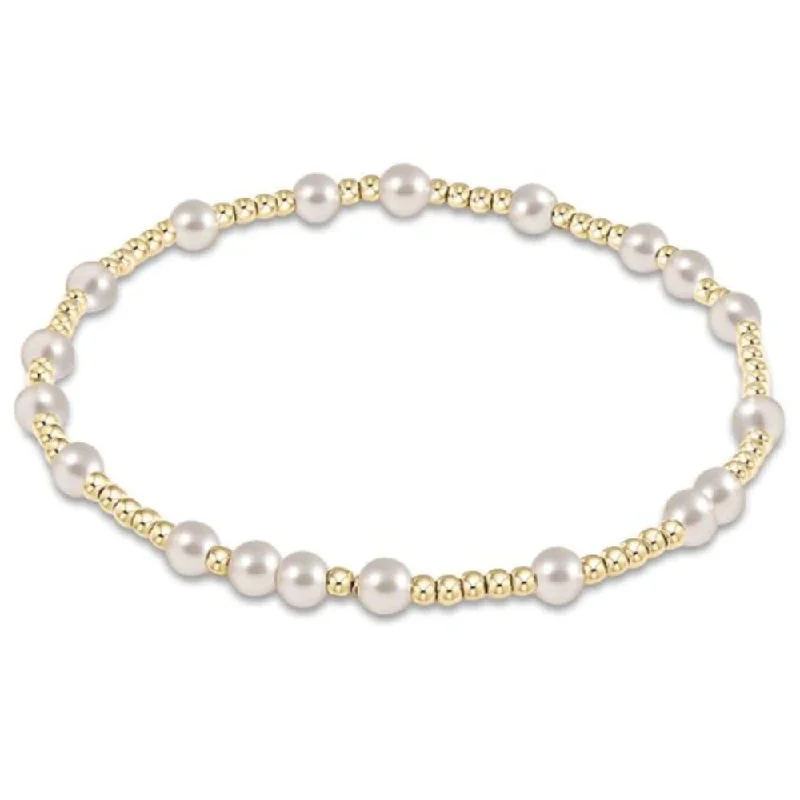 enewton 5.5" egirl Hope Unwritten Bracelet - Pearl