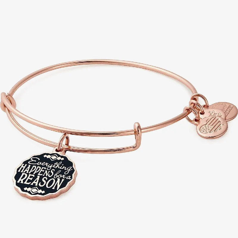 Holiday Jewelry Sale – Perfect Gifts At The Best Prices 'Everything Happens for a Reason' Charm Bangle