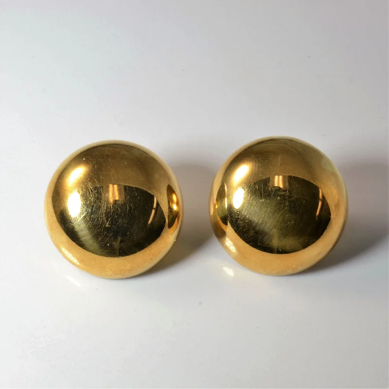 Seasonal Jewelry Sale – Upgrade Your Style Today Gold Dome Stud Earrings |