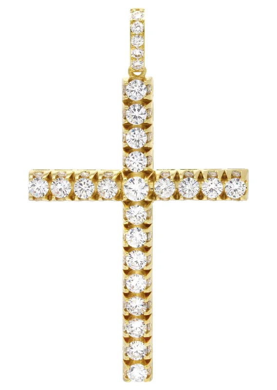 Mens Gold Plated Cross Pendant | 22.5 Grams