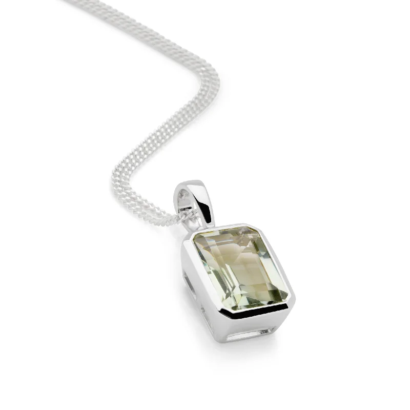 Green Amethyst Deluxe Pendant