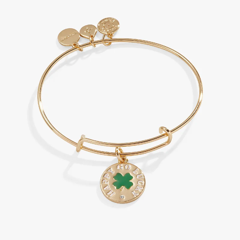 The Ultimate Jewelry Sale – Shop Premium Styles 'Happy Go Lucky' Charm Bangle Bracelet