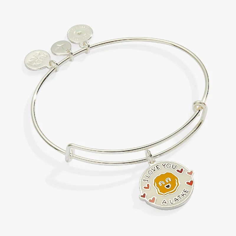 Premium Jewelry, Premium Discounts – Act Fast 'I Love You a Latke' Charm Bangle