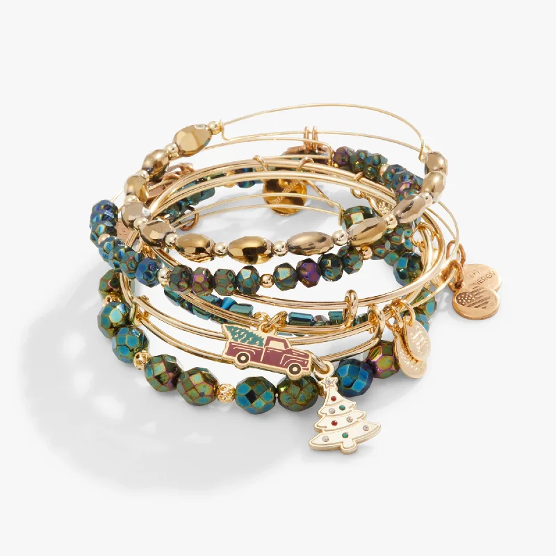 Jewelry Clearance Sale – Final Reductions 'Merry Everything' Charm Bangle, Set of 6