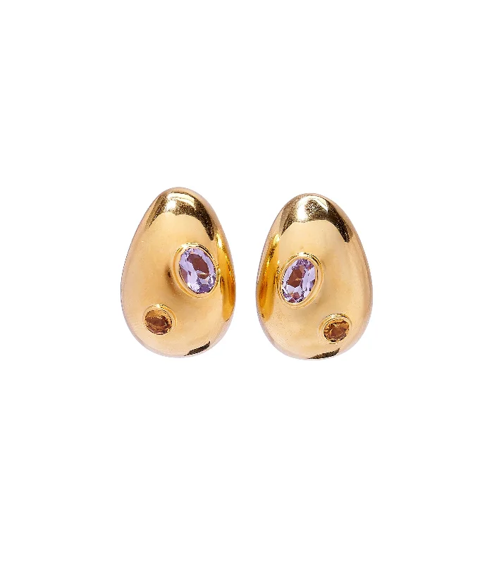 Huge Savings On Premium Jewelry Styles Mini Arp Earrings in Studded Gold