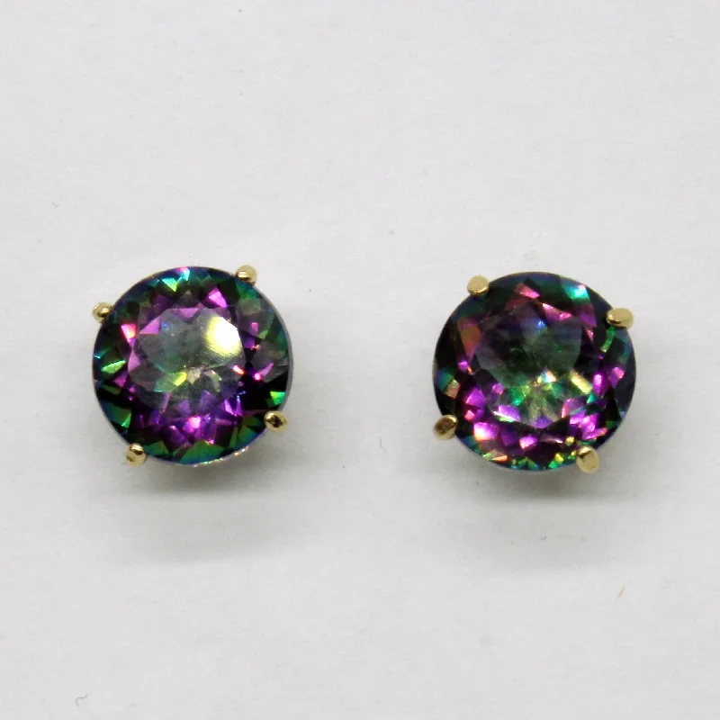 Sparkle In Style With Our Best Jewelry Deals Mystic Topaz Stud Earrings | 4.00ctw |