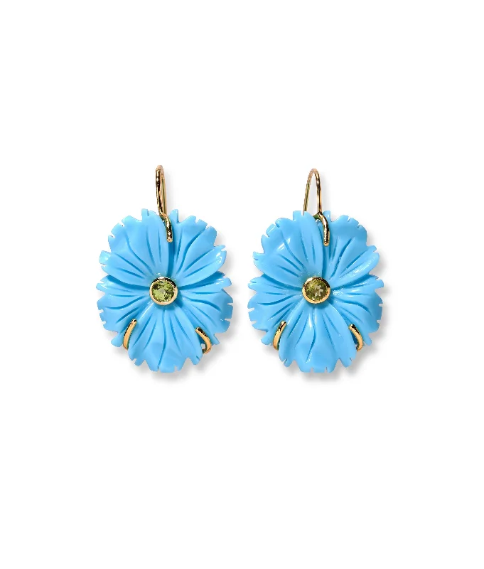 Best-Selling Jewelry Now Available At Special Deals New Bloom Earrings in Cerulean