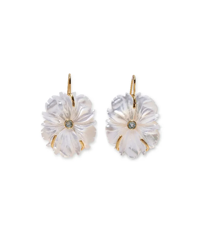 The Biggest Jewelry Sale Of The Year Is Here New Bloom Earrings in Mother-of-Pearl