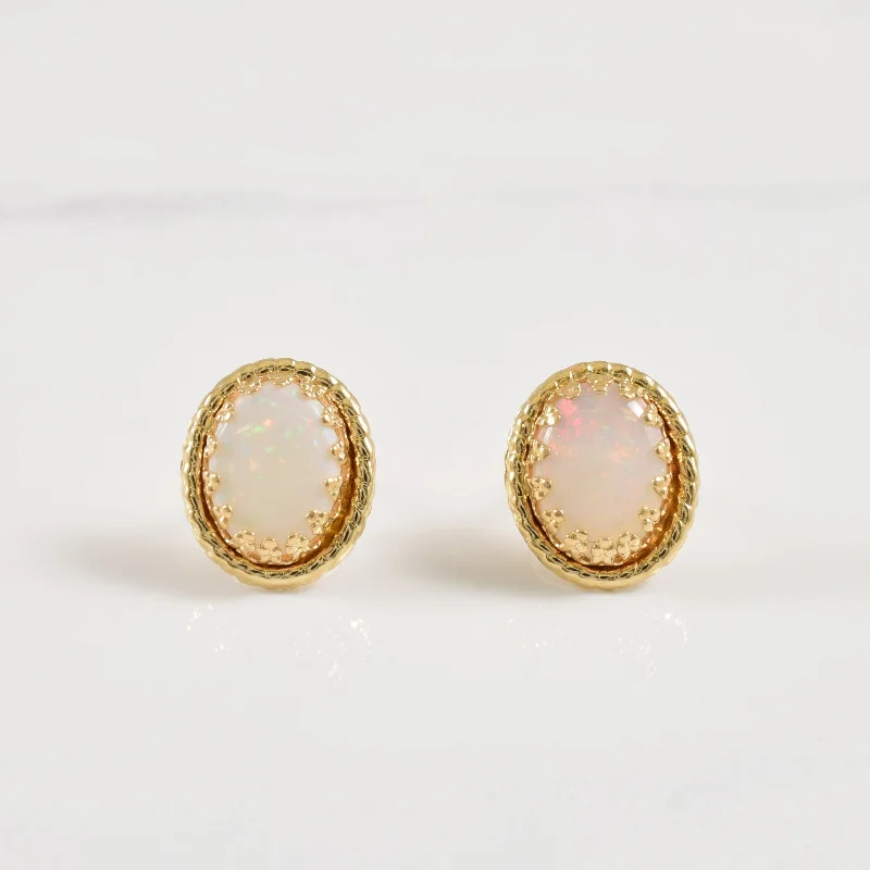 Elegant Jewelry At Unbeatable Prices – Shop Today Opal Stud Earrings | 1.30ctw |