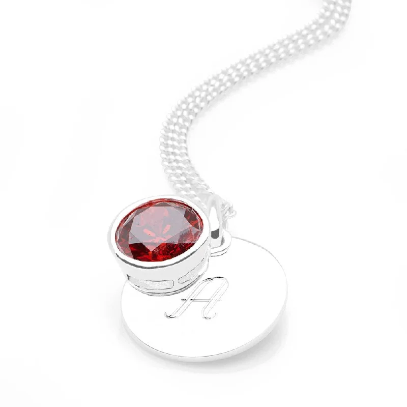 Personalised July Pendant