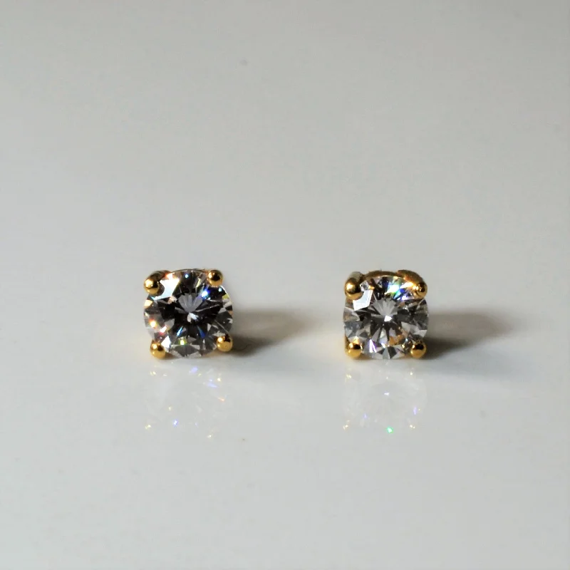 Exclusive Jewelry Bundles At Discounted Rates Prong Set Diamond Stud Earrings | 0.70ctw |