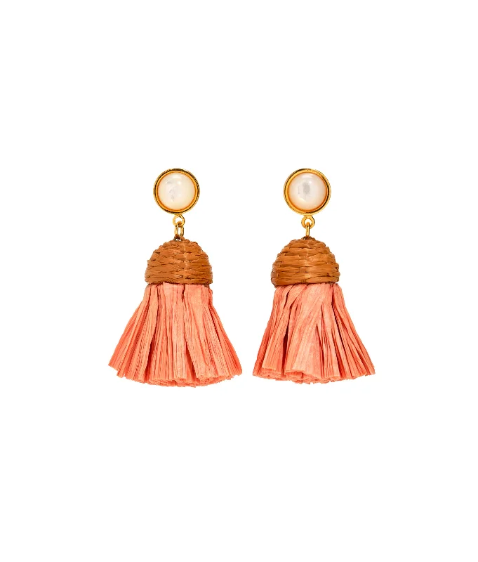 Flash Sale On Exquisite Jewelry – Don't Miss Out Raffia Earrings in Rose