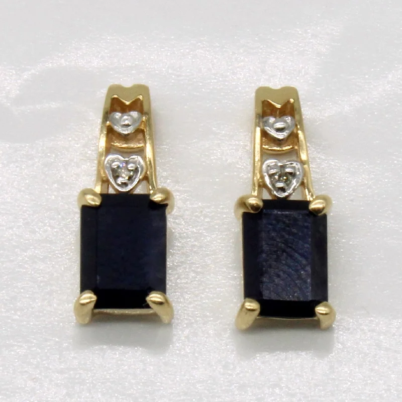 Bestselling Jewelry Now On Sale – Elevate Your Look Sapphire & Diamond Stud Earrings | 1.82ctw, 0.01ctw |