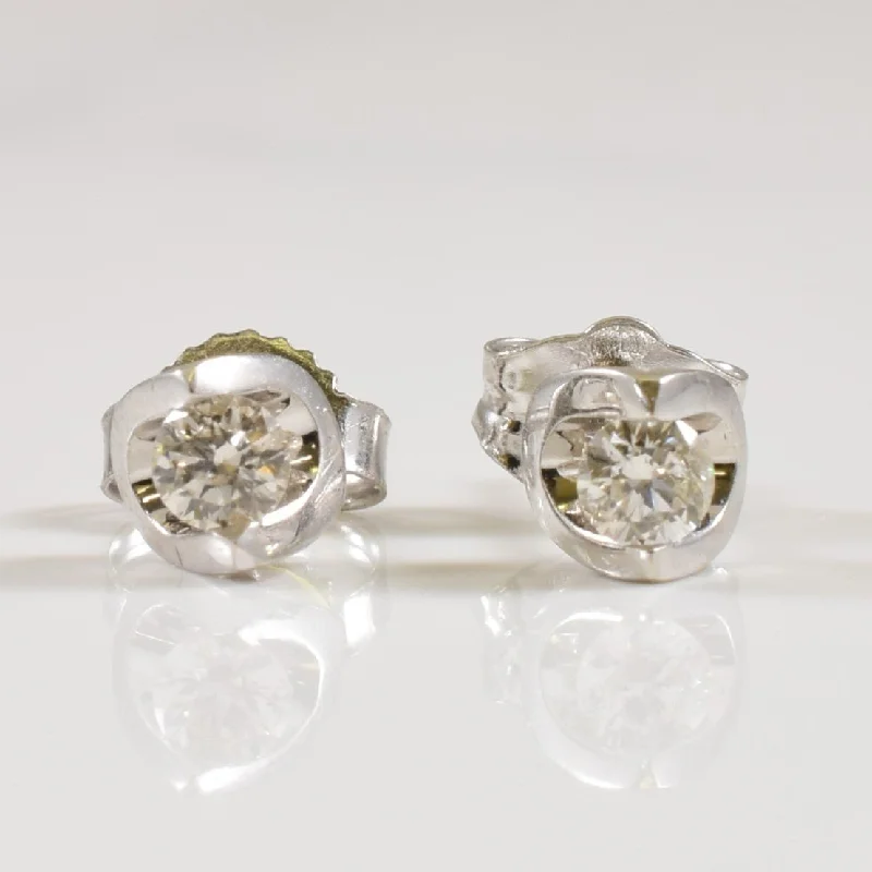 Beautiful Jewelry, Breathtaking Discounts – Hurry In Tension Set Diamond Stud Earrings | 0.14ctw |