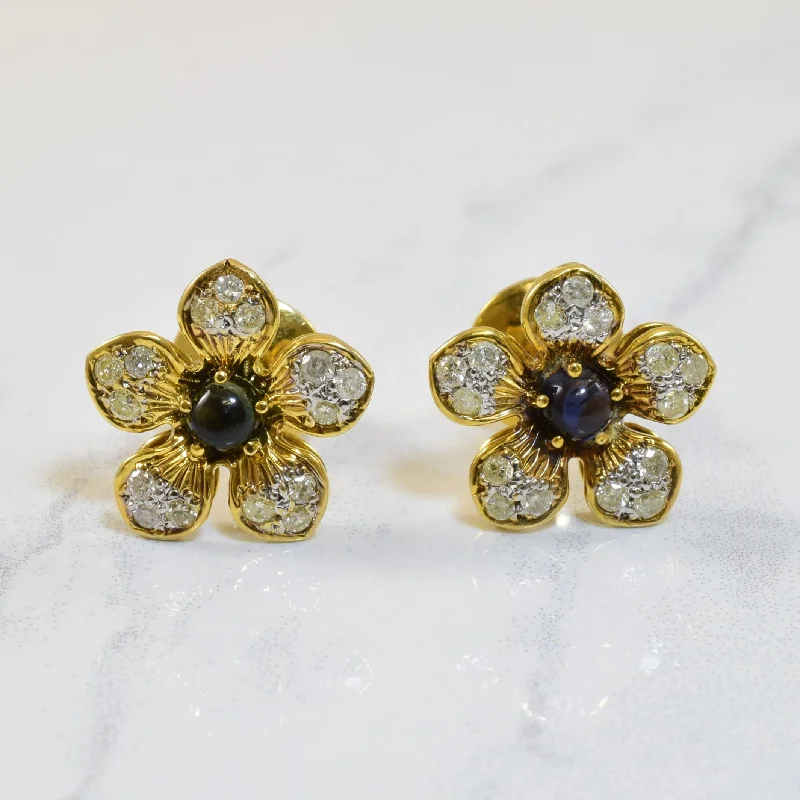 Personalized Jewelry Sale – Meaningful Gifts At Great Prices Tourmaline & Diamond Flower Stud Earrings | 0.66ctw, 0.50ctw |